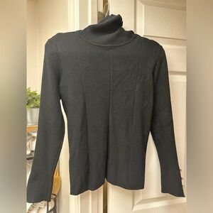 Tahari Black Cowl Neck Sweater